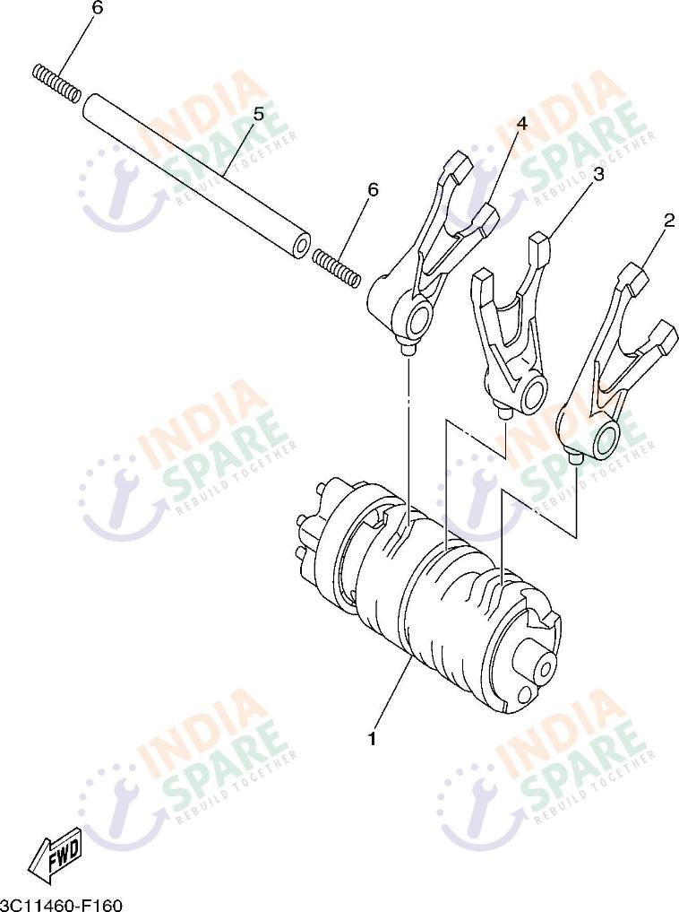SHIFT CAM FORK